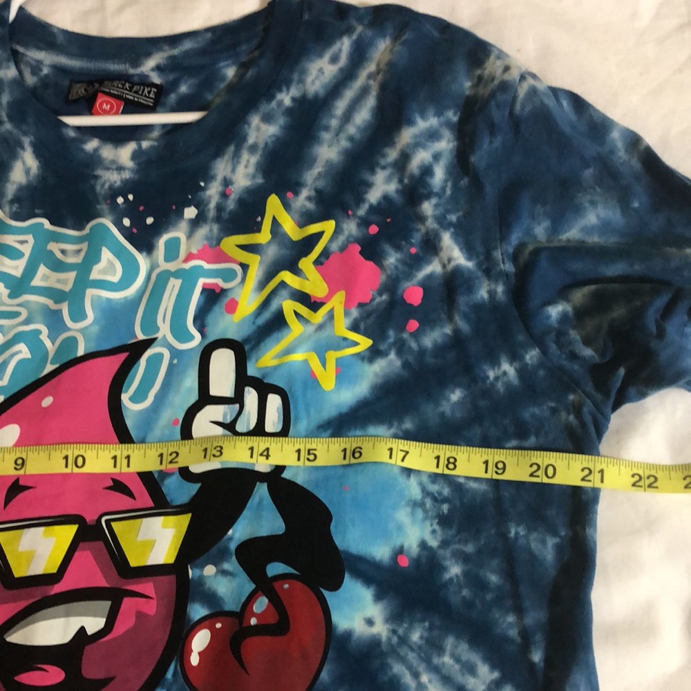 - BLACK PIKE tie dye Short Sleeve shirt men’s Sz M - Picture 5 of 6